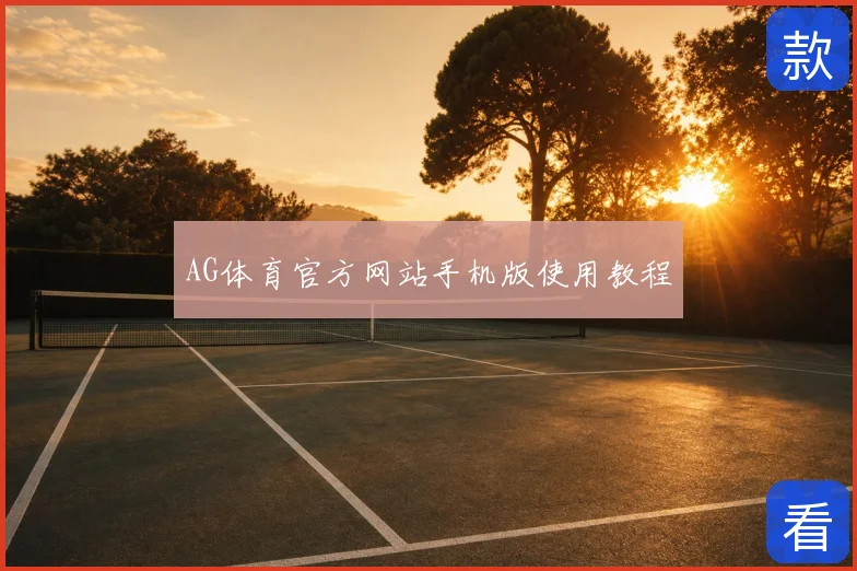 AG体育官方网站手机版使用教程